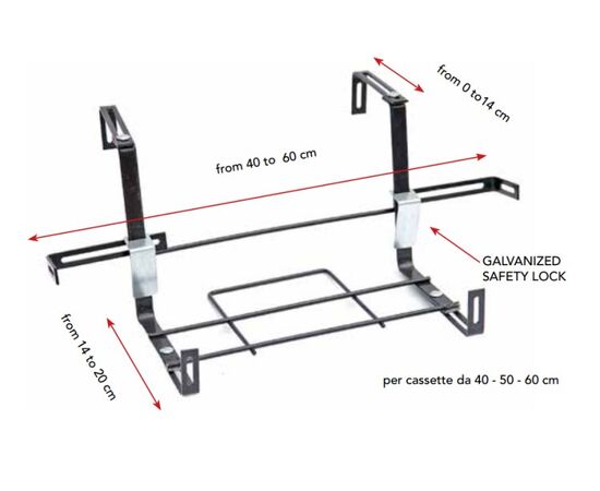 Подвеска для цветов Metallurgica Buzzi регулируемая Universal Full Adjustable