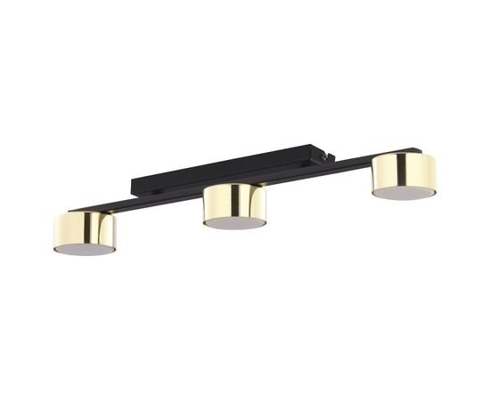 ჭაღი TK Lighting GX53 3x MAX 10W DALLAS ოქროსფერი შავი 6091 TK-L