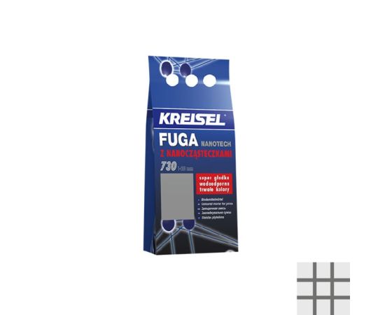 Затирка Kreisel Fuga Nanotech 730 8A графит 5 кг