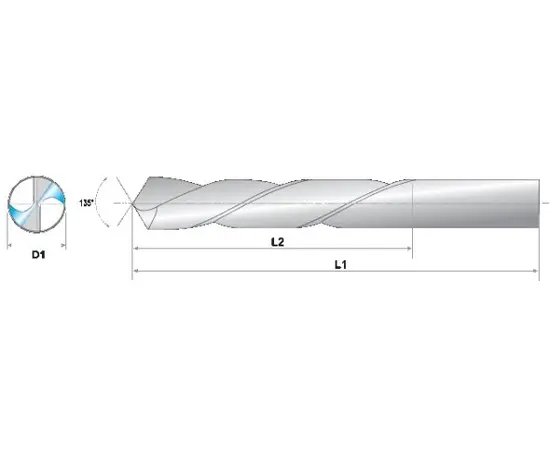 Drill for metal RAIDER 150655 HSS+TIN 1x12/34 mm 2 pcs