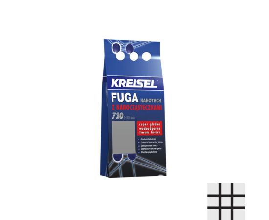 Затирка Kreisel Fuga Nanotech 730 24A черная 5 кг