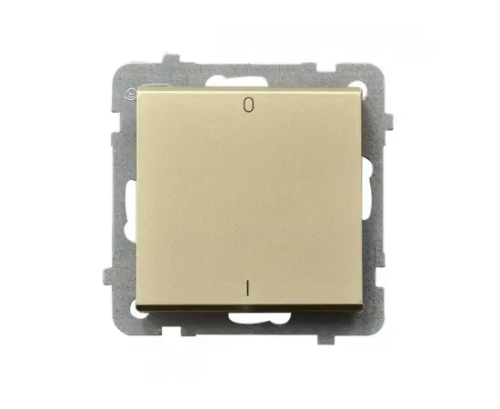 Switch bipolar without frame Ospel Sonata champagne gold
