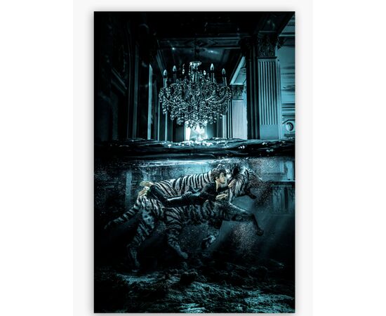 Картина на стекле Styler GL441 BOY AND TIGER 80X120