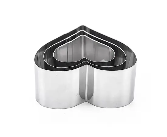 Cake form metal CAK-070 3pcs