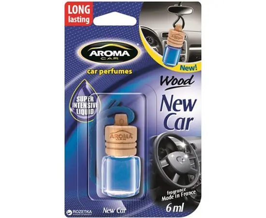 არომატიზატორი Aroma Car WOOD New Car 6ml