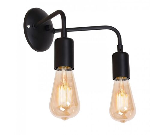 Sconce Luminex Bora 752 2x60W E27 black