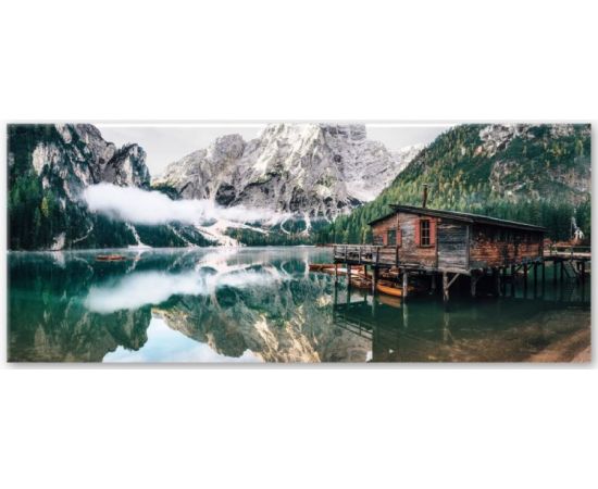 Glass picture Styler Tyrol lake GL348 50X125 cm
