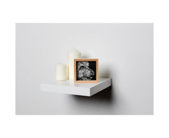 Shelf with hidden fastening white VELANO 65050 235x235 mm