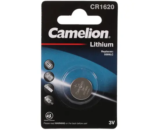 Батарейка Camelion Lithium CR1620 3V 1 шт