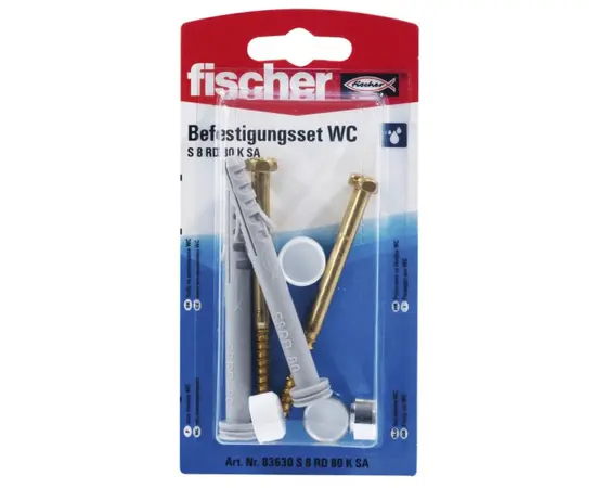 WC pan fixing kit Fischer S8 RD 80 K 2 pcs 83630