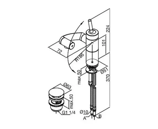 Kitchen faucet DAMIXA Arc 290007464