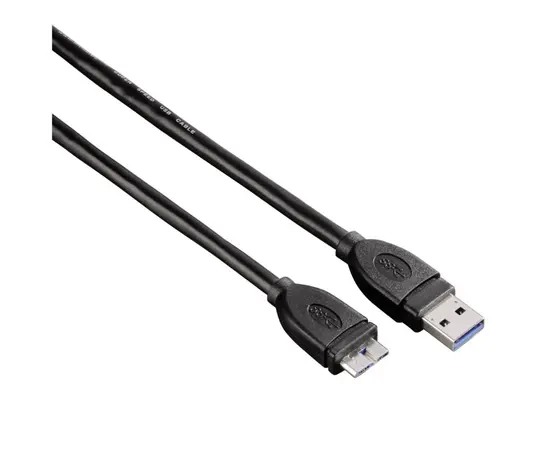 Кабель micro USB Hama черный 1.8 м 124420