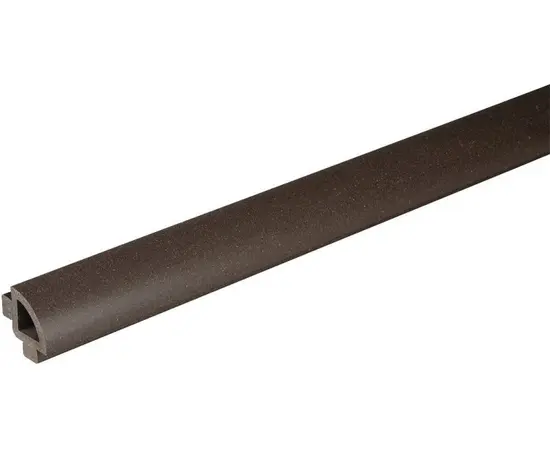 კუთხე ნახევრად მრგვალი Bergdeck BDC003 კაკალი 32x32x2400 მმ