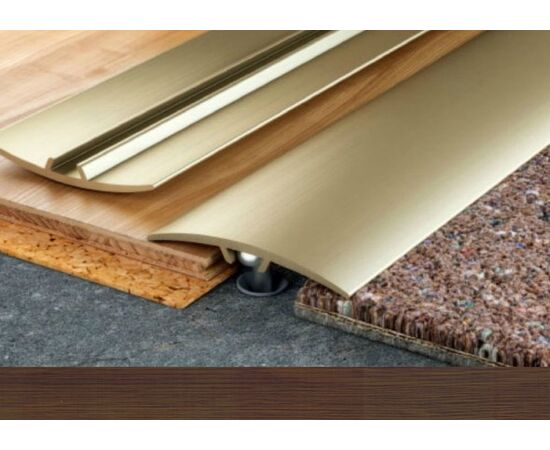 Threshold aluminum Russian Profile 30 mm 1,8 oak dark
