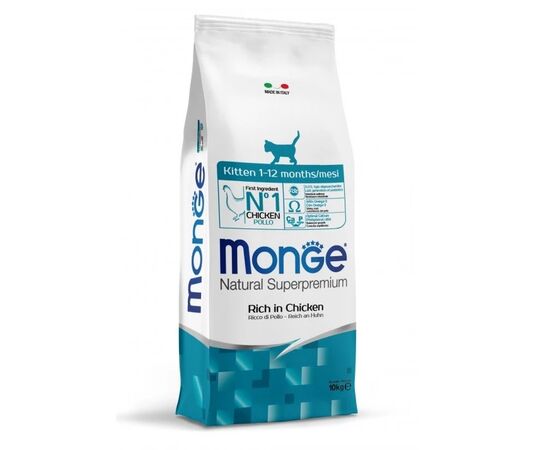 Сухой корм для котят куриное мясо Monge 10 кг