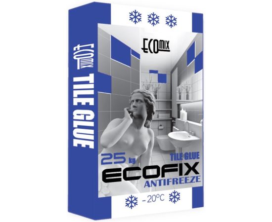 Tile adhesive Ecomix Antifreeze 25 kg