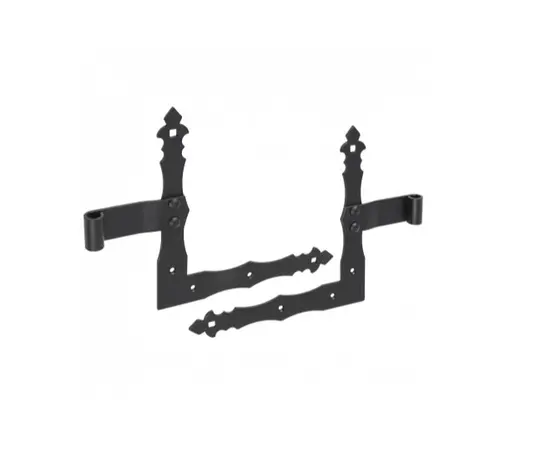 Петля угловая ZNO 250/10 Domax250x200x3,0 L+R черный