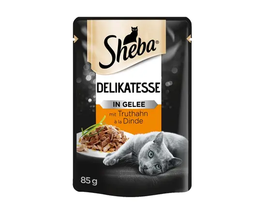 Food jelly for cat Sheba turkey 85gr