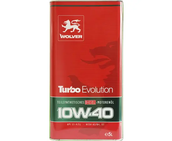 Engine oil Wolver Turbo Evolution SAE 10W-40 4 l