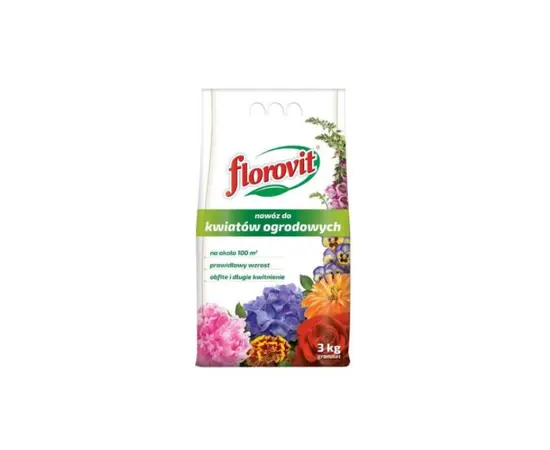 სასუქი ბაღის ყვავილის Florovit fertilizer granular for garden flowers 3 kg