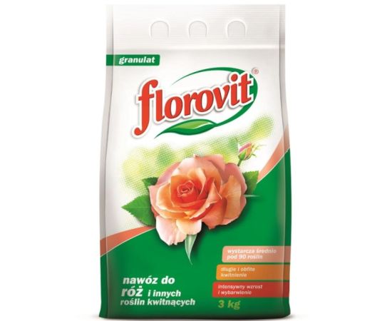 სასუქი ვარდის Florovit granular fertilizers for roses and other flowering plants 3 kg