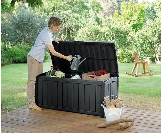 Storage Box Keter Glenwood Deck Box Graphite