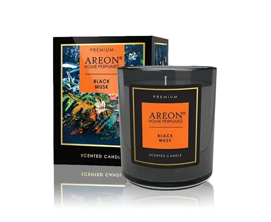 Свеча ароматизированная AREON Black musk 500 гр 03994