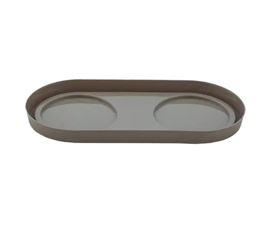 Stand for 2 pots Aleana 28х13.5x1.7 cm cocoa