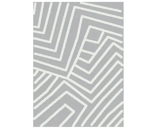 Carpet DCcarpets Blizz 79822 Silver/White 120x170 cm