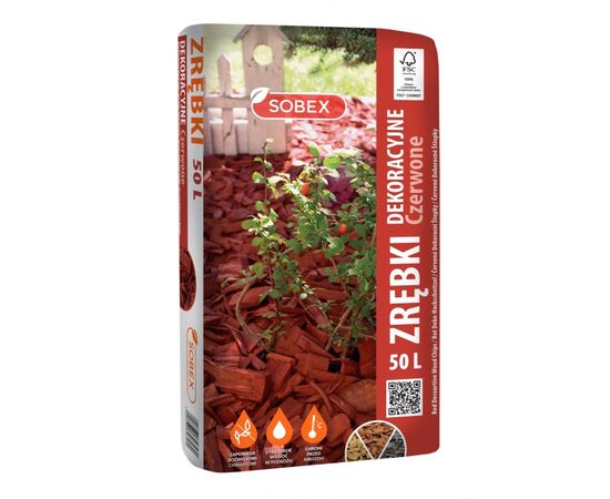 Мульча Sobex Kora 50 л красная