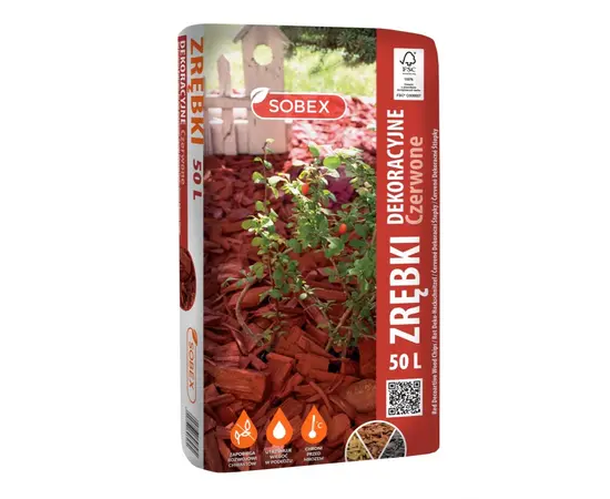 მულჩა Sobex Kora 50 ლ წითელი