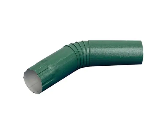 Round downpipe elbow 0.50x330 (600 mm) green