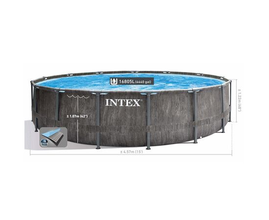 Frame pool Intex 26742NP Greywood 457x122 cm