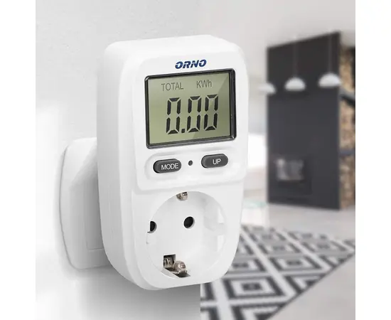Electronic counter in the socket ORNO Schuko OR-WAT 419 GS