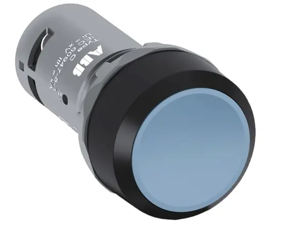 Кнопка ABB синяя 22mm 1NO