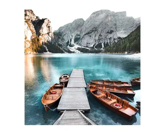 A picture on glass Styler GL325 TYROL BOATS 30X30