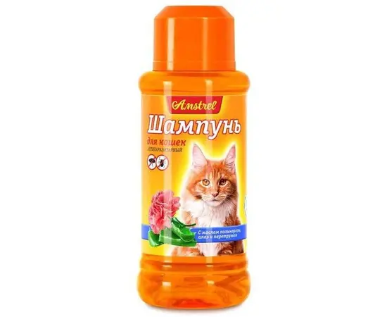 Шампунь для кошек антипаразитарный Amstrel 120мл 001490
