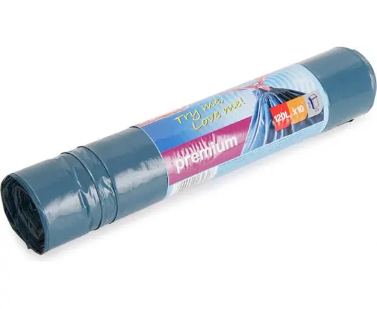 Packages for garbage with a tightening  Paclan Premium 120l/10pc