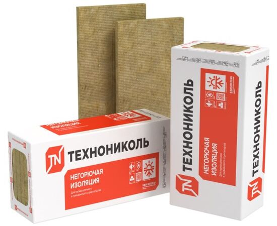 Минеральная вата Technonicol Technovent Extra (вентиляция-фасад) 1200x600x50 4.32 м²