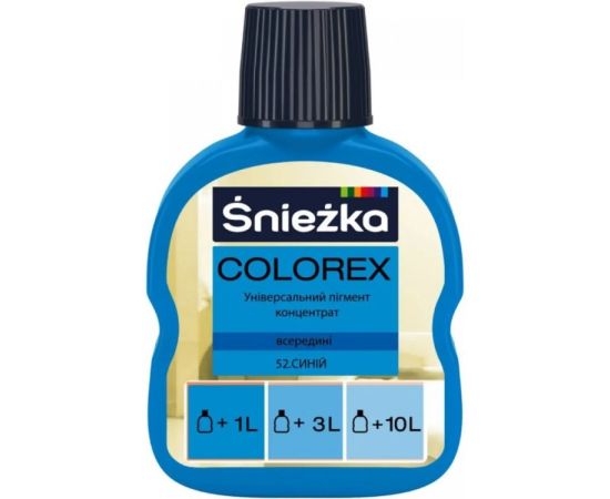 უნივერსალური პიგმენტი-კონცენტრატი Sniezka Colorex 100 მლ ლურჯი N52