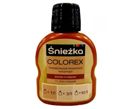 უნივერსალური პიგმენტი-კონცენტრატი Sniezka Colorex 100 მლ კაკალი საშუალო N71