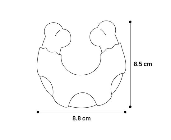 Toy bone Flamingo with chicken flavor HORSESHOE 8,5cm