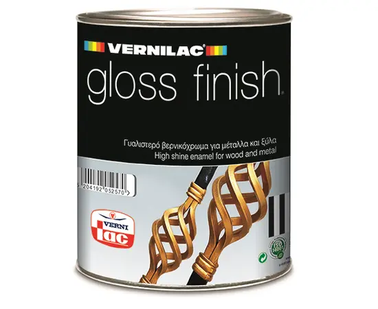 Oil paint Vernilac Gloss Finish 0.75 l black