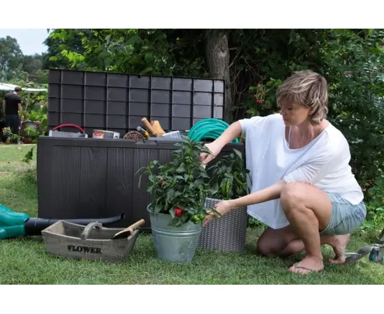 Garden box Keter Sherwood Storage Box 117x45x58 cm anthracite