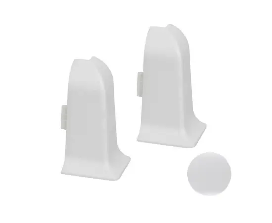 Outside corner for plinth Salag PVC Universal NG white