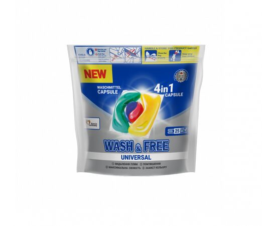Washing capsules Wash&Free 25 pieces