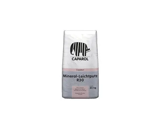 Facade decorative putty Caparol Capatect Mineral-Leichtputz R 30 25 kg