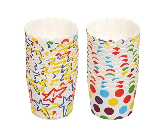 Paper dish for baking cupcakes Marmiton "Lux" 50x45 mm 24 pc