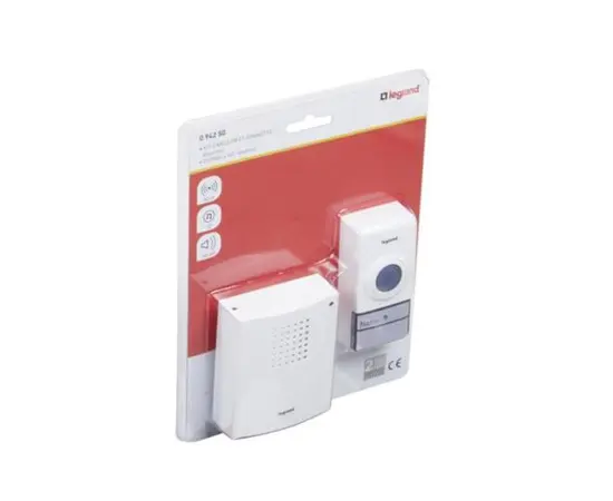 Звонок Legrand беспроводной 50м 32 мелодии белый IP20 94250