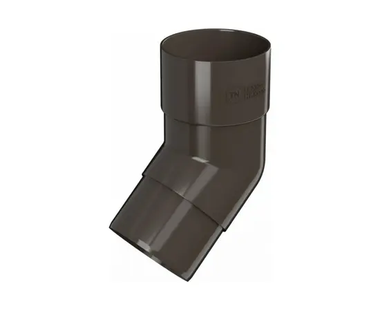 მუხლის მილის Technonicol 125/82 PVC 135° მუქი ყავისფერი